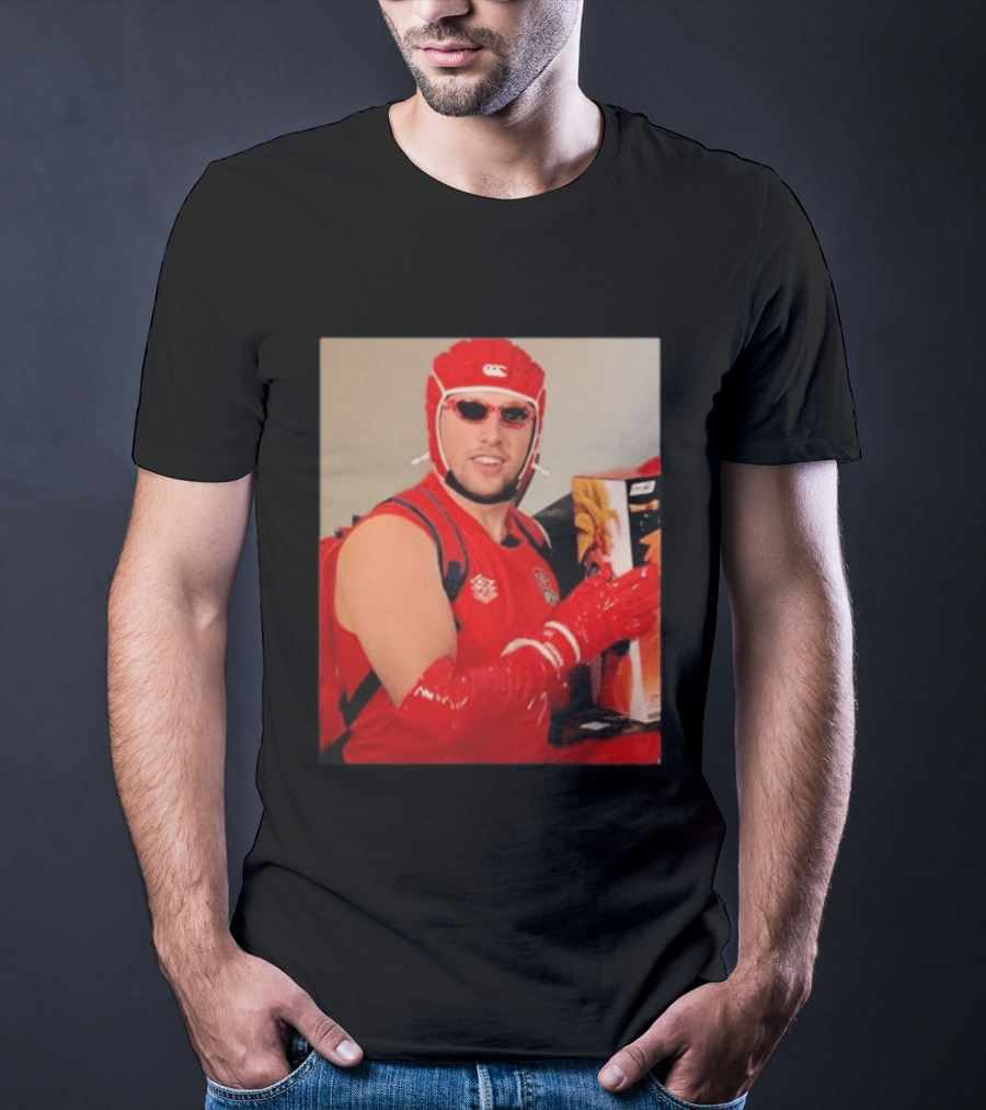 Sidemen Deepthroat Man Rugby Costume Toy Holder T-Shirt