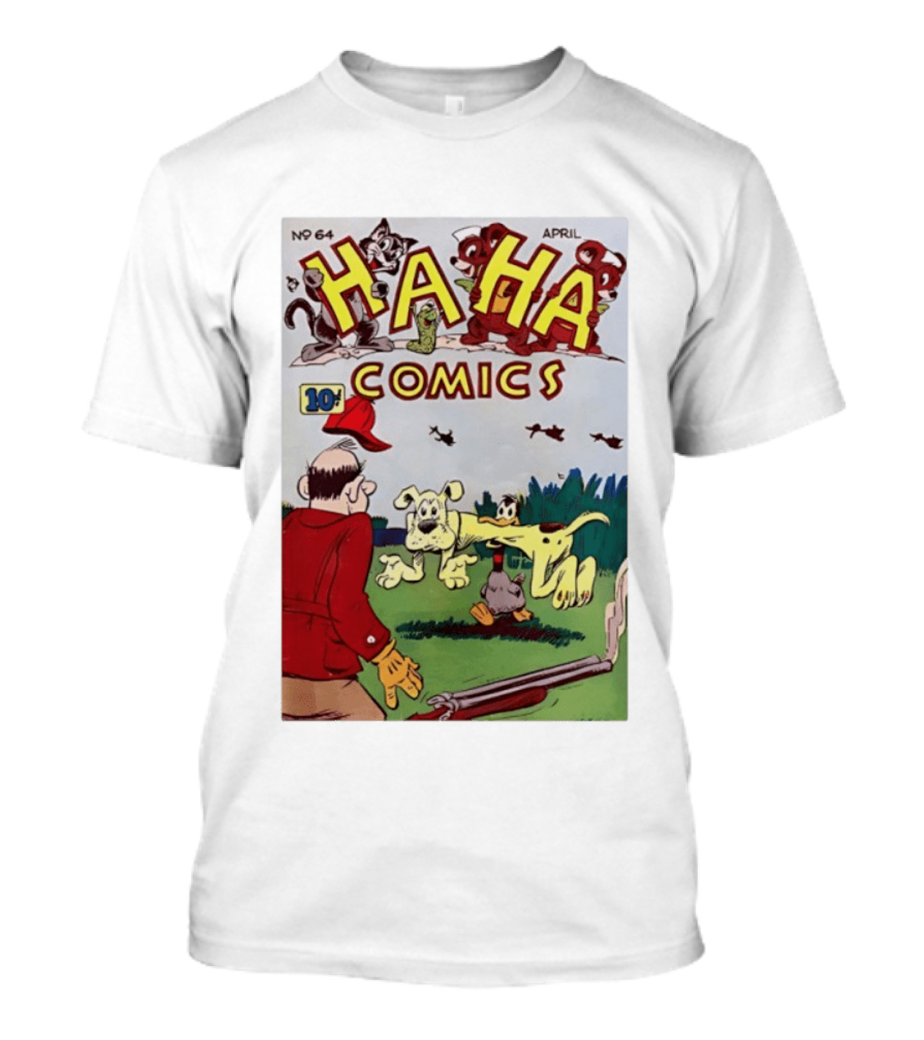 Ha Ha Comics No 64 April 10 Cent Vintage Cover T-Shirt