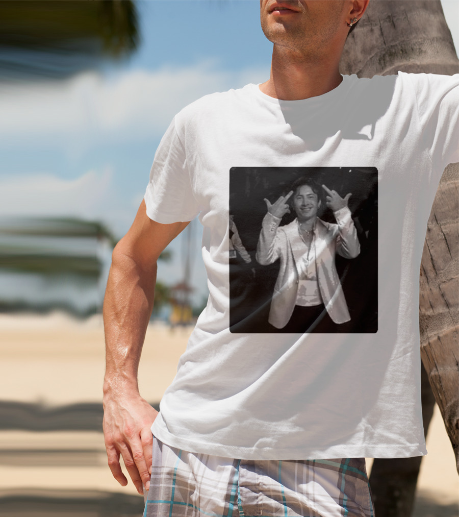 Hudson Williams Glambot Heated Rivalry Jacket Gesture T-Shirt