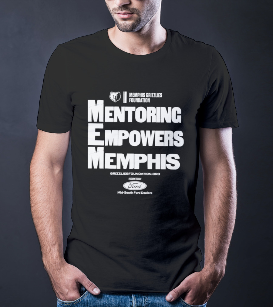 Mentoring Empowers Memphis Grizzlies Foundation Collaboration T-Shirt