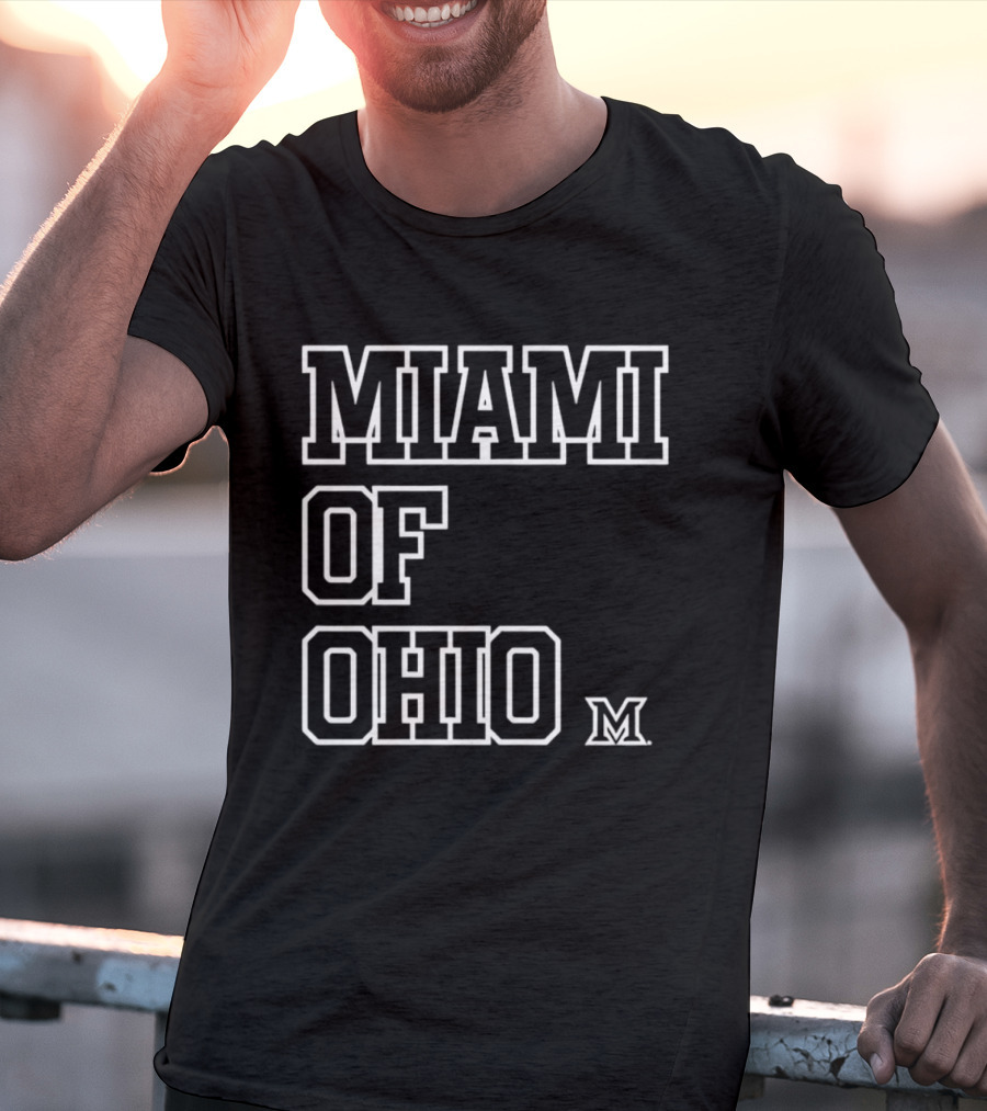 Miami RedHawks Miami Of Ohio M Logo XXL T-Shirt