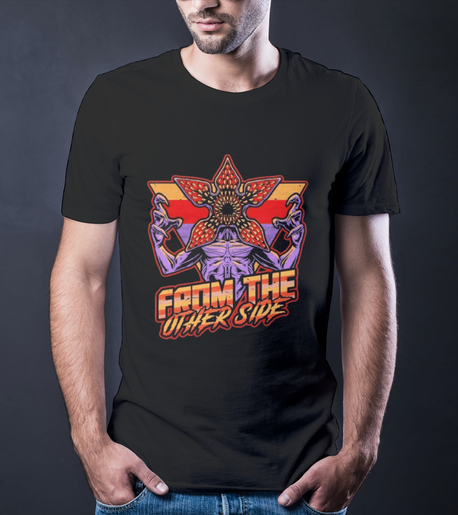 From The Other Side Dimensional Monster Vaporwave T-Shirt