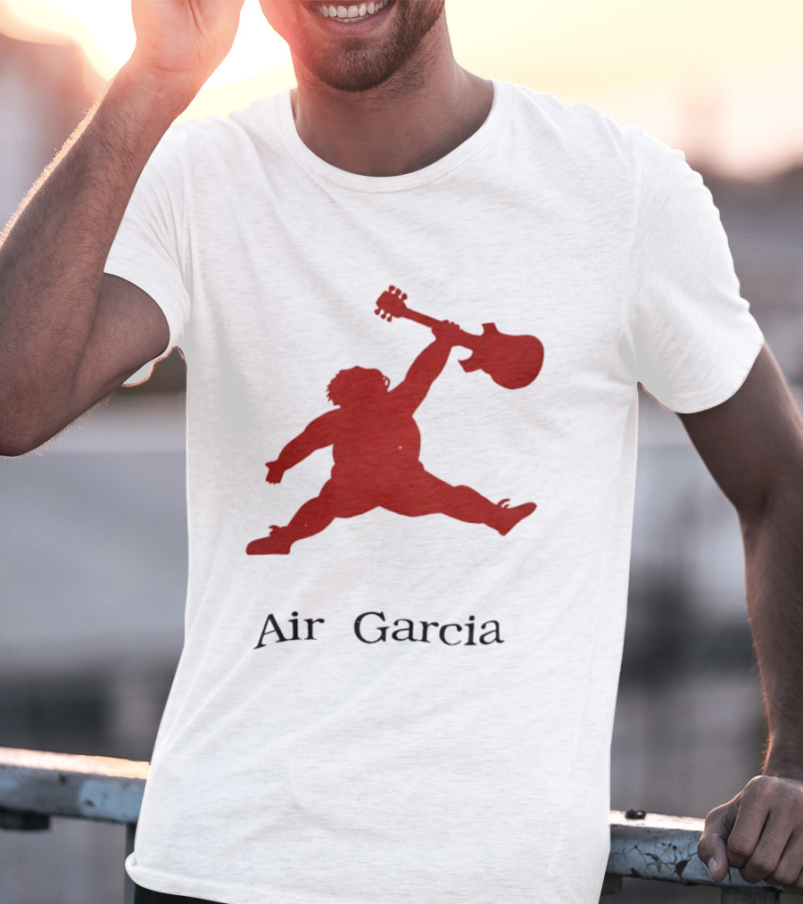 Air Garcia Jerry Garcia Silhouette Iconic Rock Legend T-Shirt