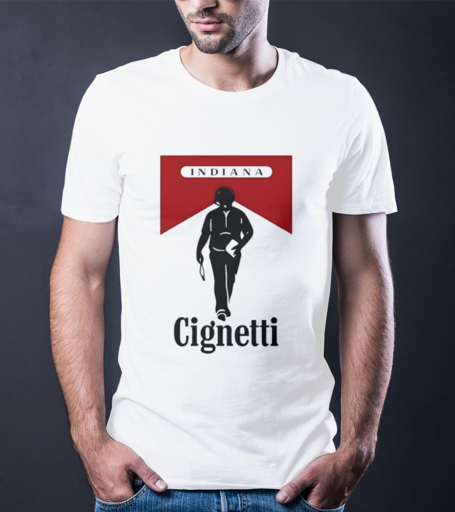 Indiana Cignetti Coach Marlboro Cigarette T-Shirt