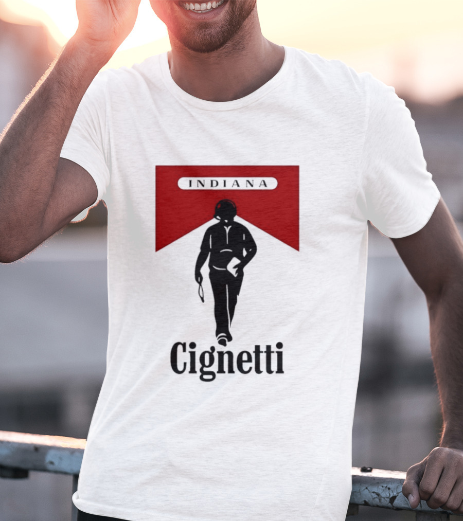Indiana Cignetti Coach Marlboro Cigarette T-Shirt
