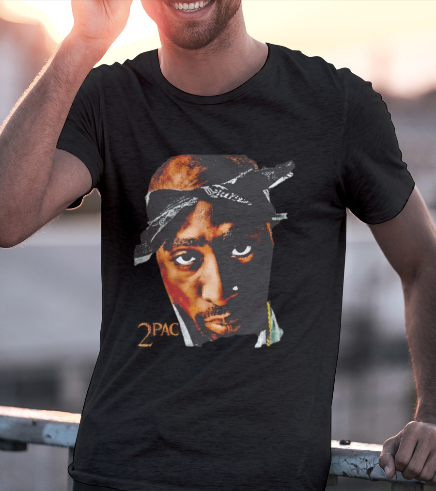 2Pac Bandana Style Face T-Shirt