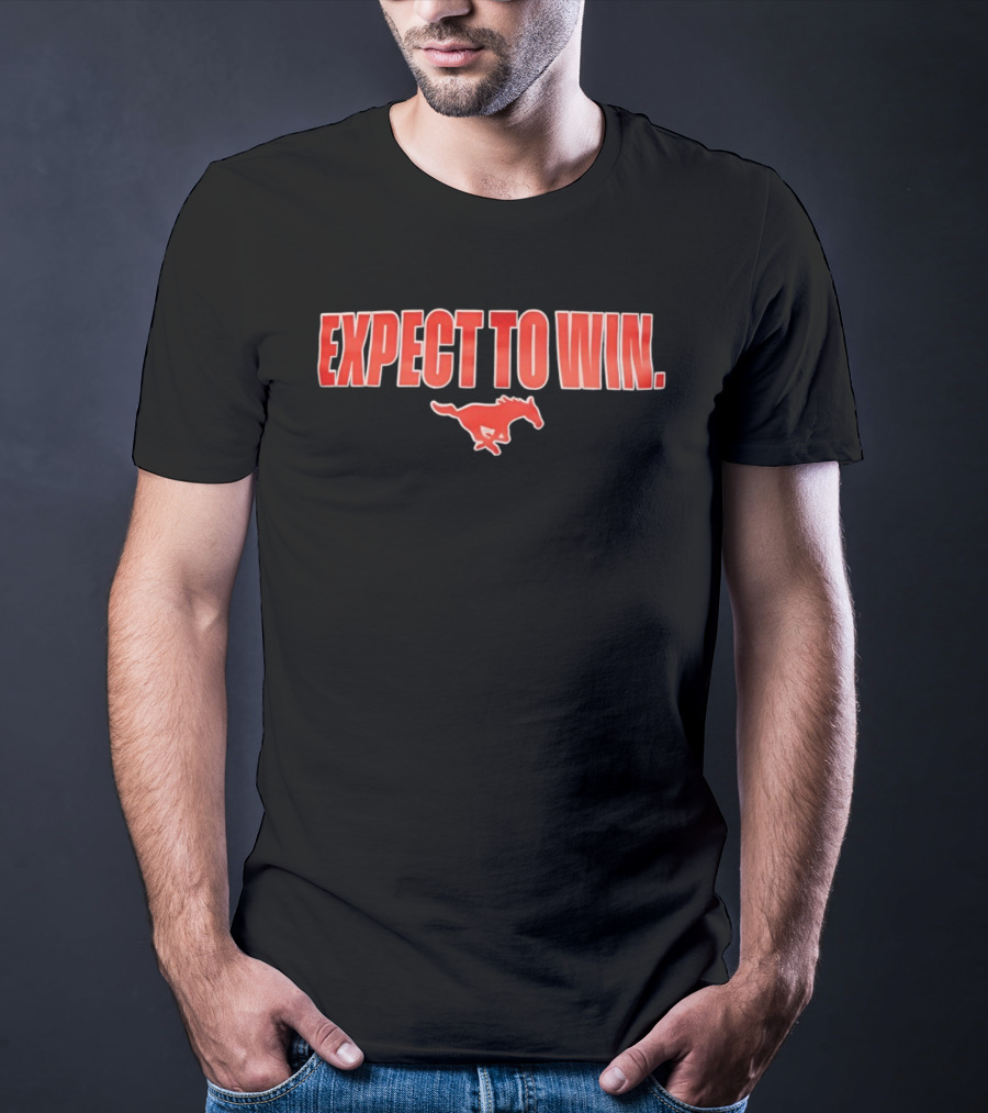 Expect To Win SMU Mustangs T-Shirt