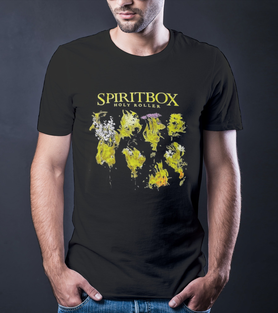 SPIRITBOX Holy Roller Yellow Floral T-Shirt