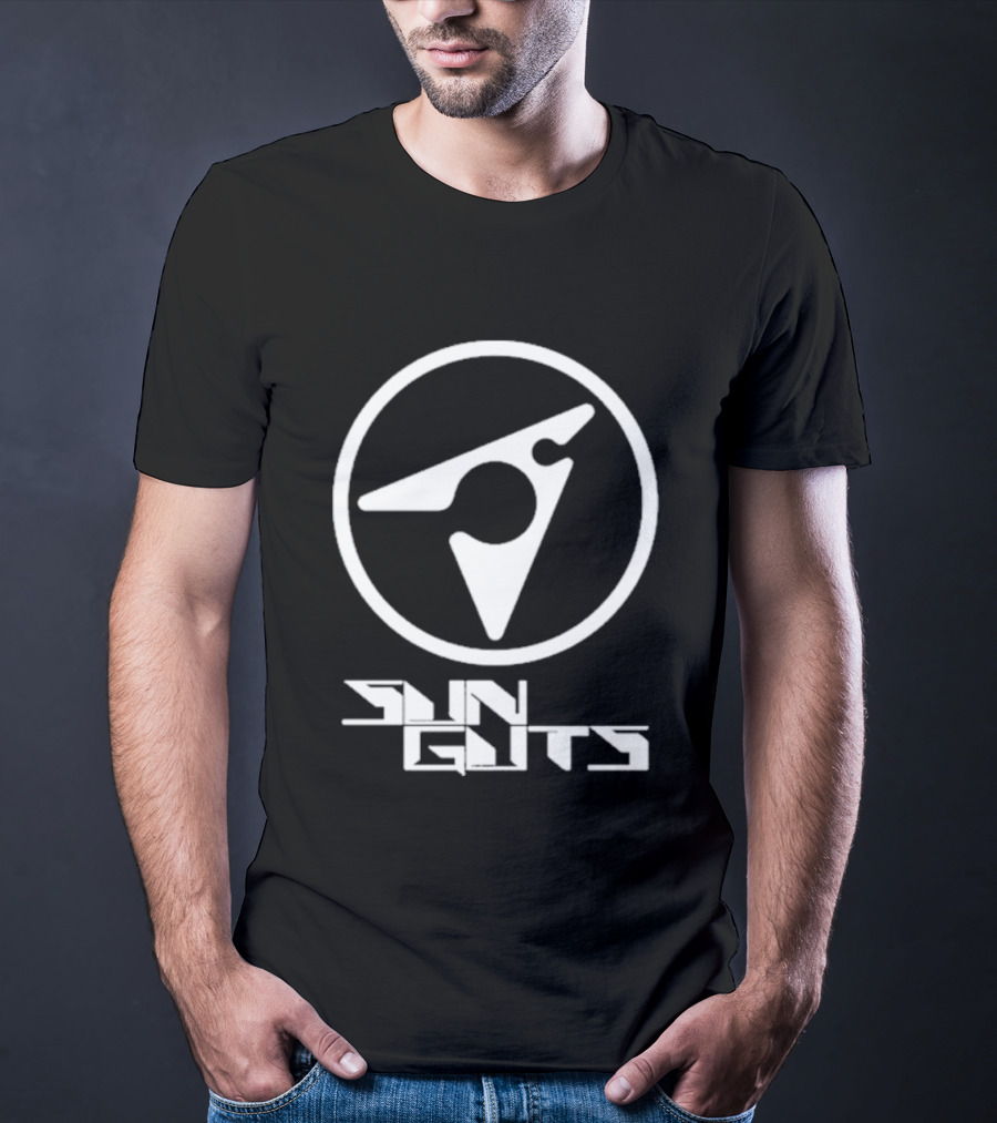 Sun Guts Circular Monogram T-Shirt