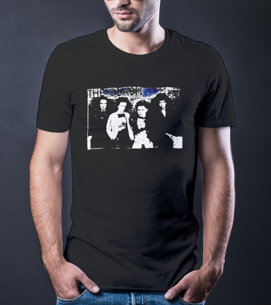 The Clash Band With Monochrome T-Shirt