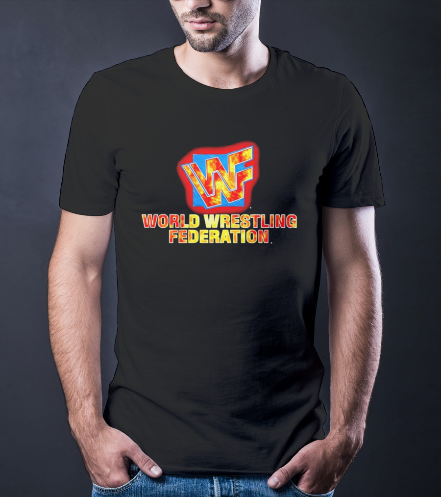 WWF World Wrestling Federation Vintage Flame T-Shirt