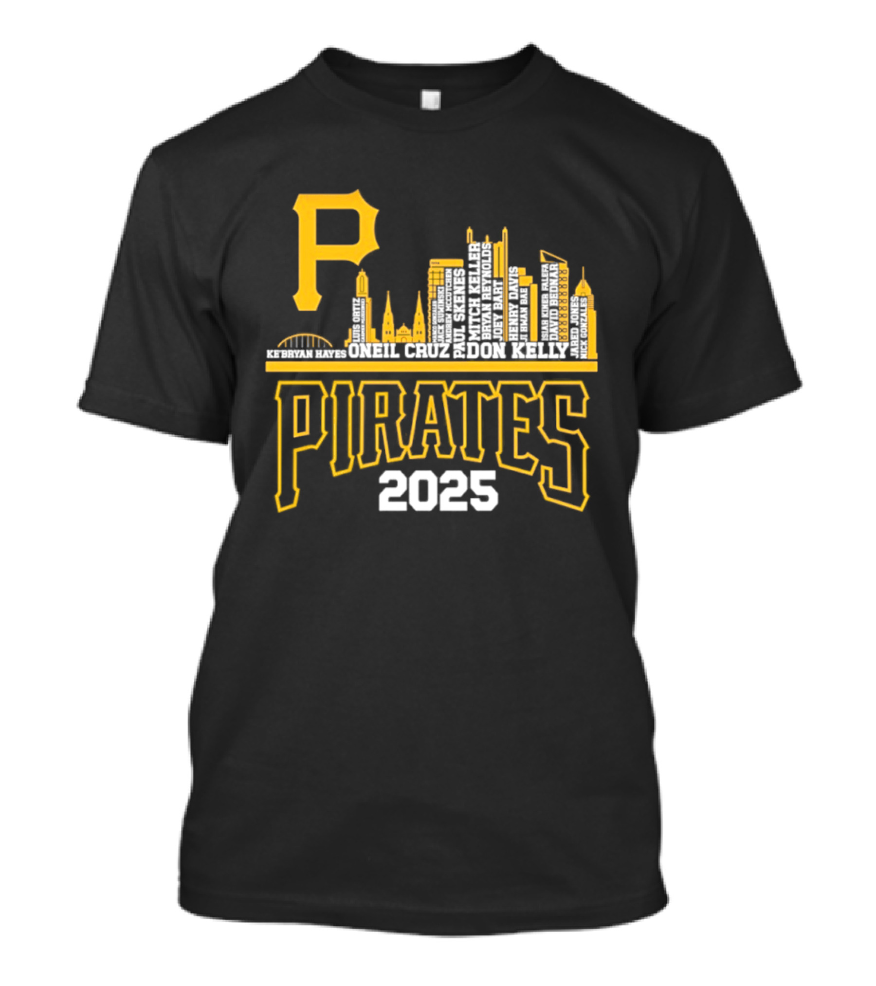 Pittsburgh Pirates City Skyline 2025 T-Shirt