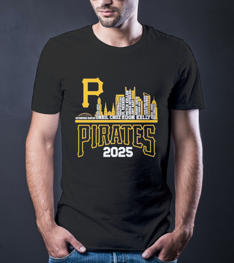Pittsburgh Pirates City Skyline 2025 T-Shirt