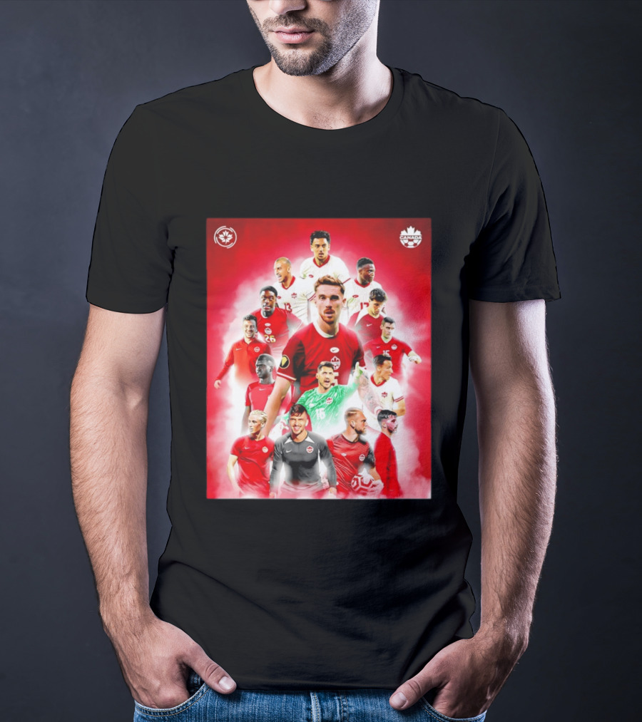 Canada's Team 2026 Men's National Soccer Team Players T-Shirt