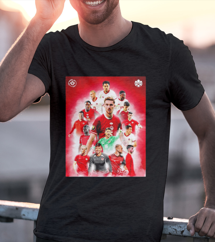 Canada's Team 2026 Men's National Soccer Team Players T-Shirt