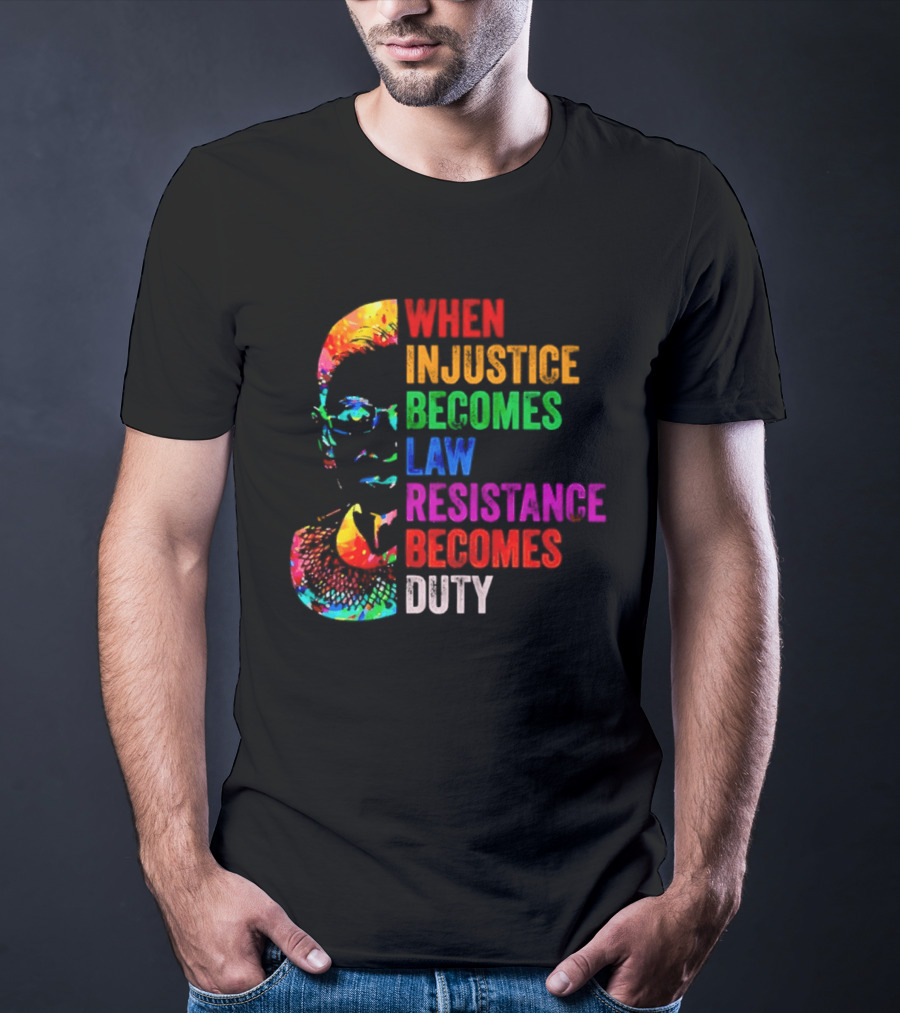 When Injustice Becomes Law Resistance Becomes Duty Inspirational St. Patrick Women's T-Shirt