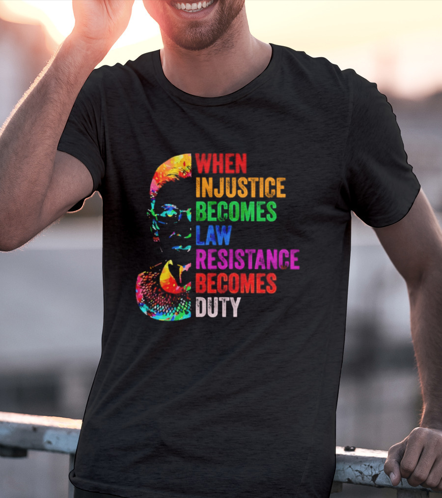 When Injustice Becomes Law Resistance Becomes Duty Inspirational St. Patrick Women's T-Shirt