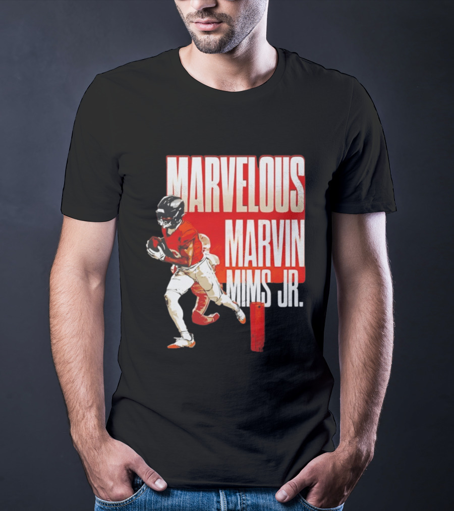 Marvelous Marvin Mims Jr Denver Broncos Football Star T-Shirt