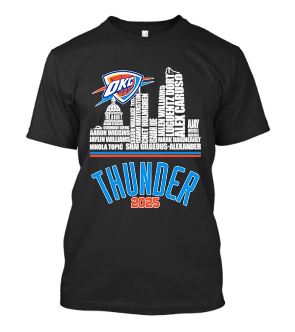 OKC Thunder Skyline 2025 T-Shirt