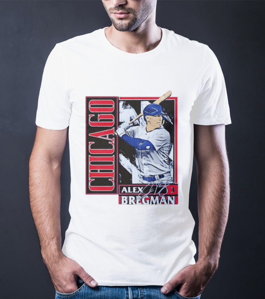 Alex Bregman Chicago Baseball Number 3 T-Shirt