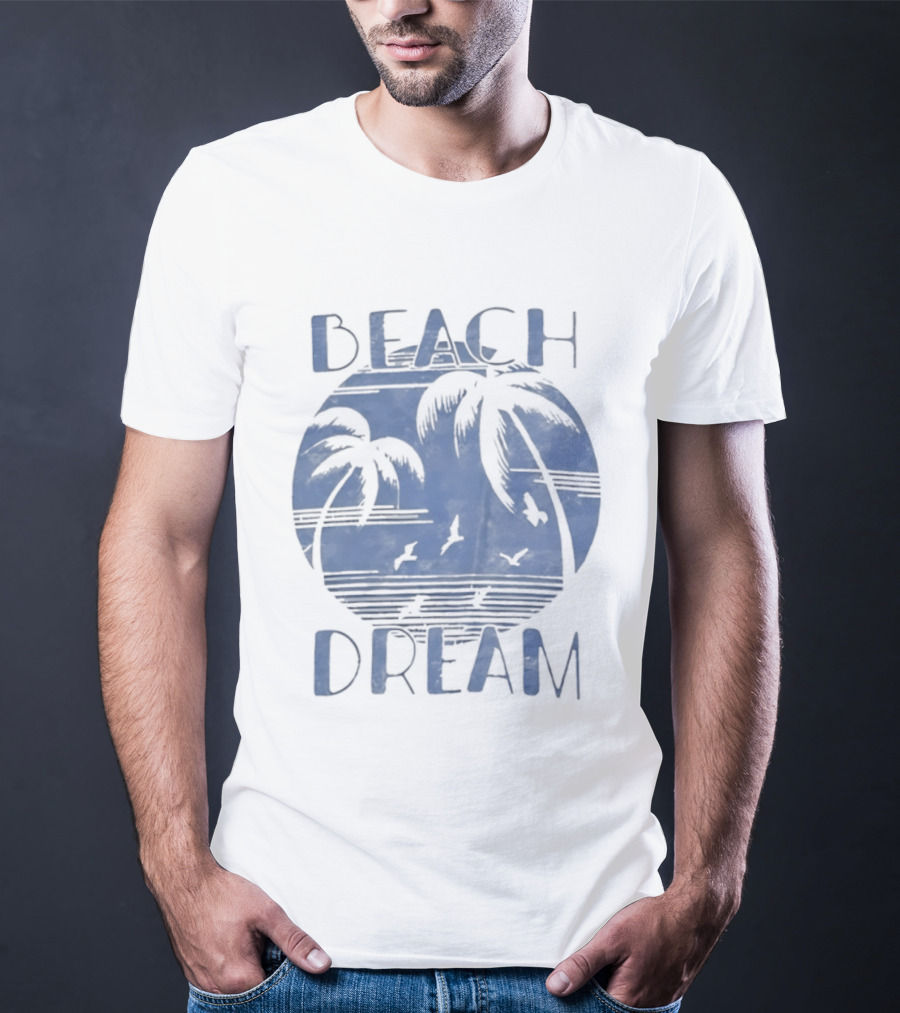 Beach Dream Palm Trees Ocean Vibes T-Shirt