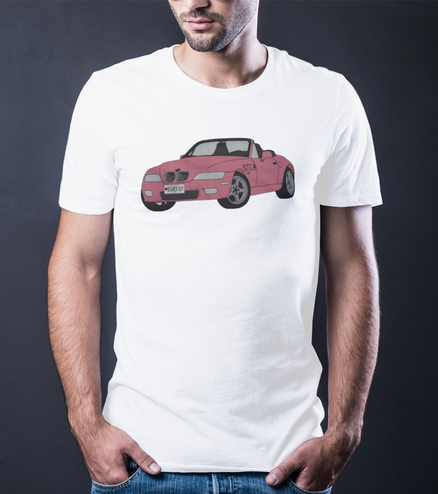 Convertible Pink BMW Z3 B3MER BOY T-Shirt