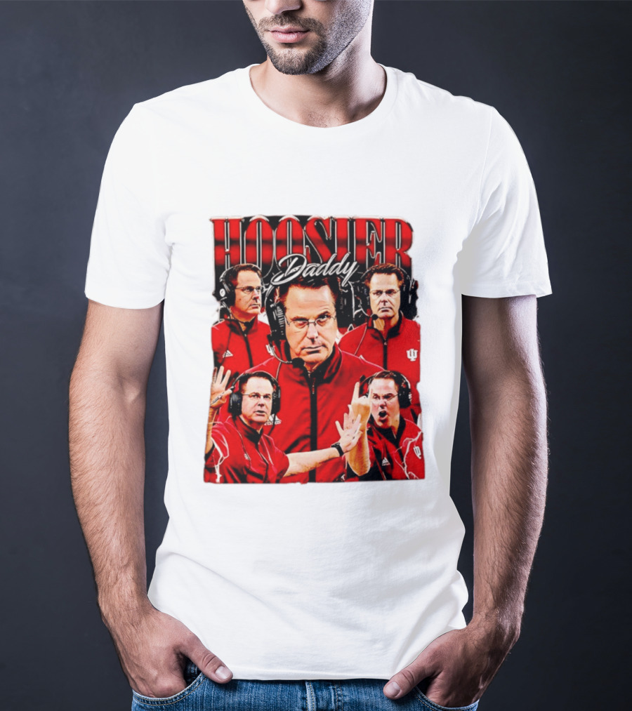 Hoosier Daddy Indiana University Football Coach Iconic Moment T-Shirt