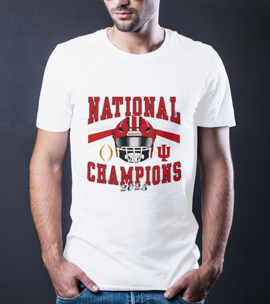 Indiana Hoosiers National Champions 2025 College Football Playoff T-Shirt