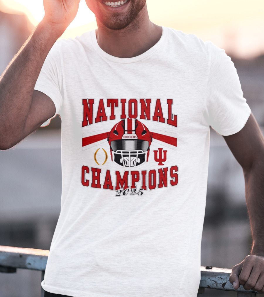 Indiana Hoosiers National Champions 2025 College Football Playoff T-Shirt