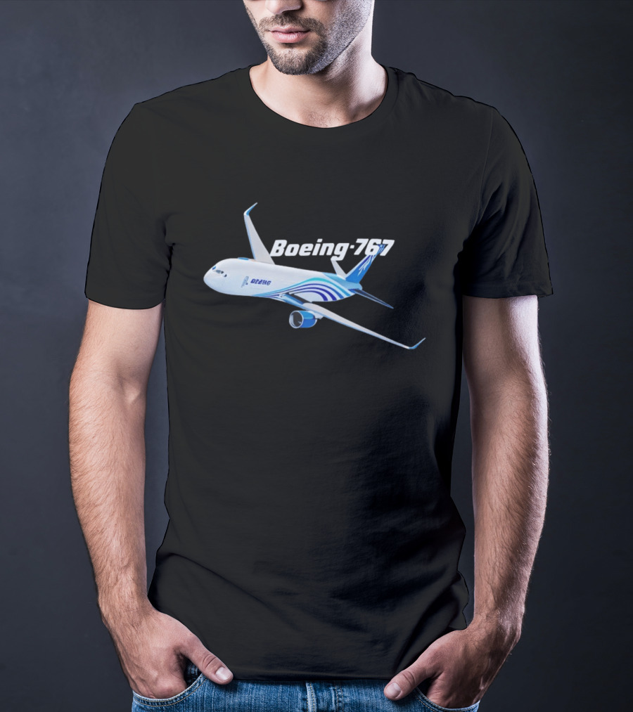 Boeing 767 Airplane Graphic Exclusive Edition T-Shirt