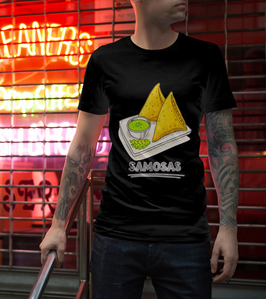 Samosa Lover Indian Snack Foodie Delight T-Shirt