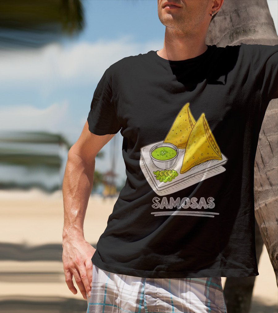 Samosa Lover Indian Snack Foodie Delight T-Shirt