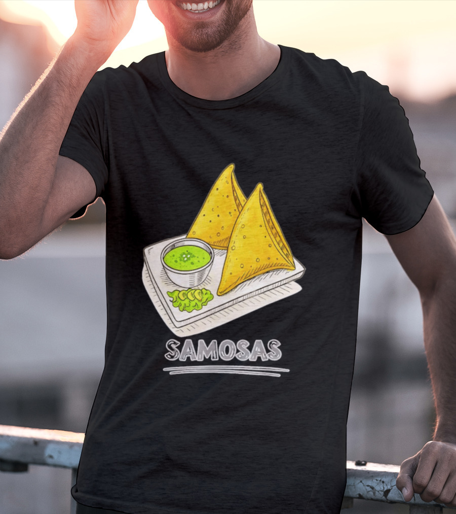 Samosa Lover Indian Snack Foodie Delight T-Shirt