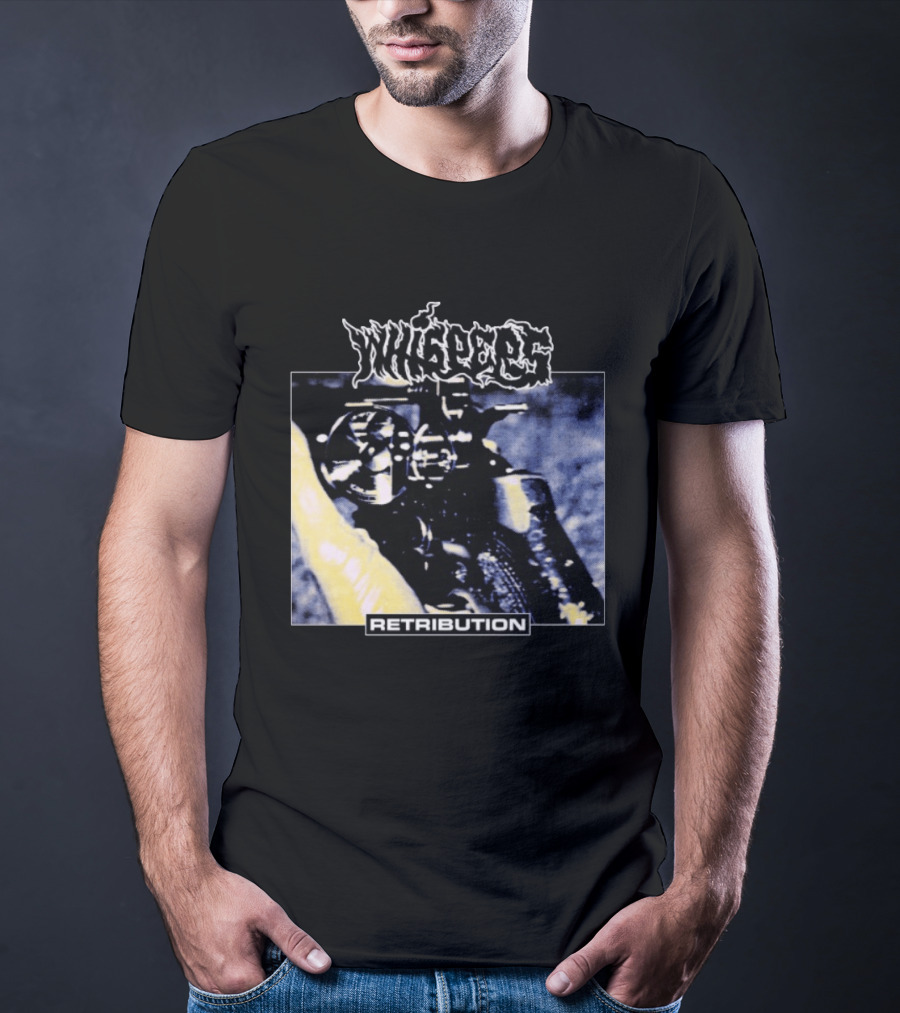 Whispers Retribution Motorcycle Engine T-Shirt