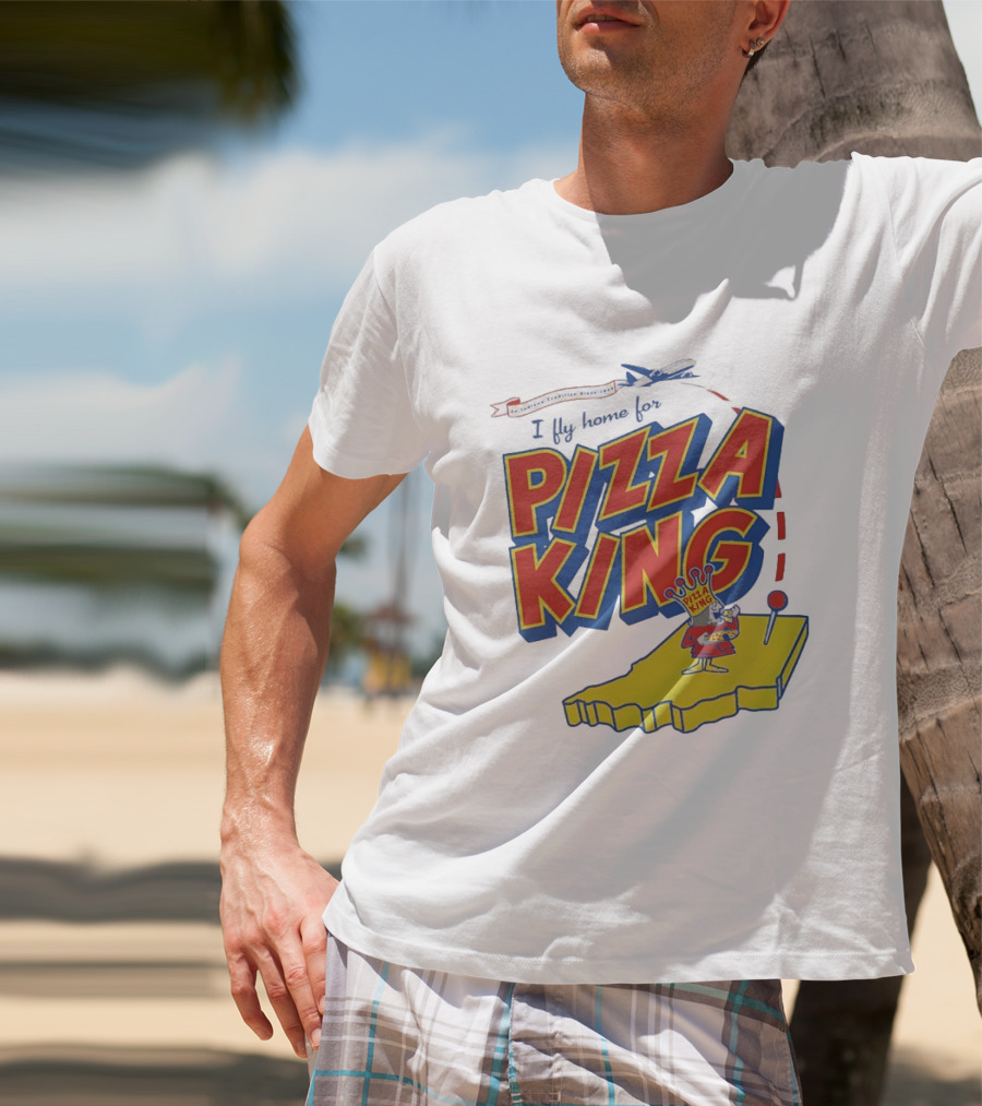 Indiana Traveling Since 1956 I Fly Home For Pizza King T-Shirt
