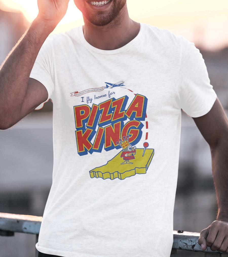 Indiana Traveling Since 1956 I Fly Home For Pizza King T-Shirt
