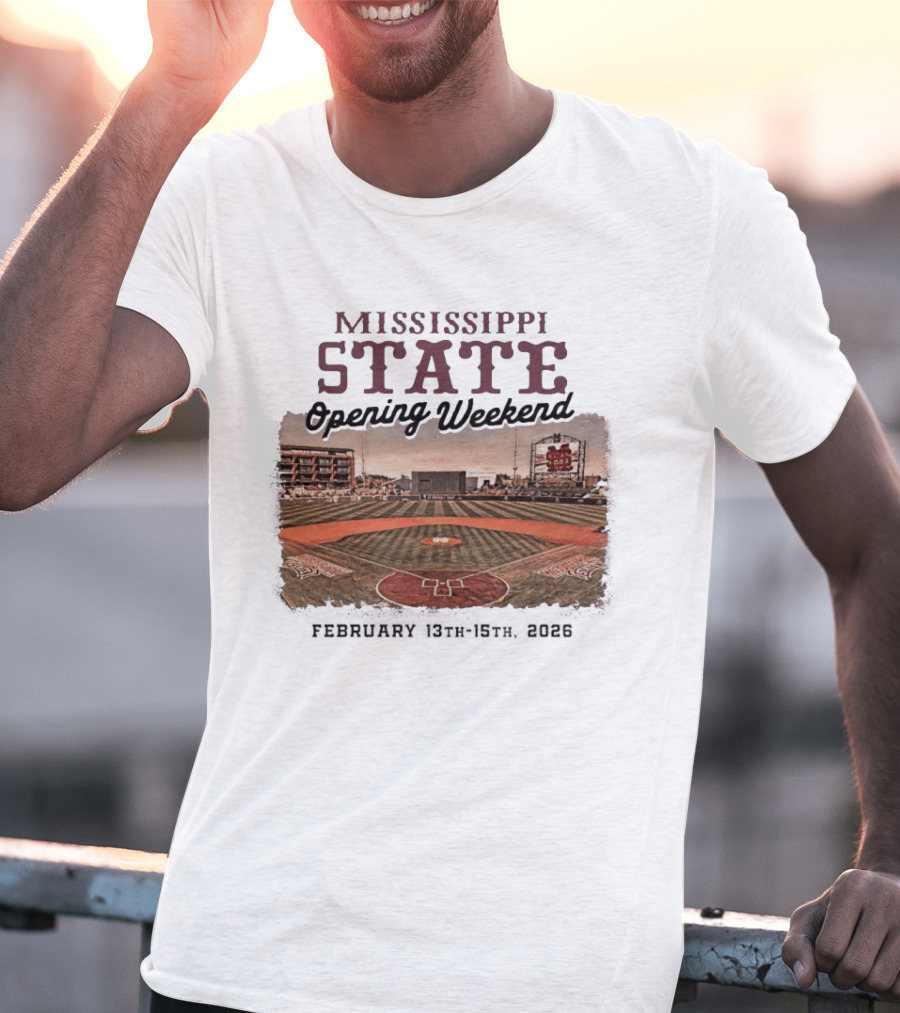 Mississippi State Opening Weekend February 13th 15th 2026 T-Shirt