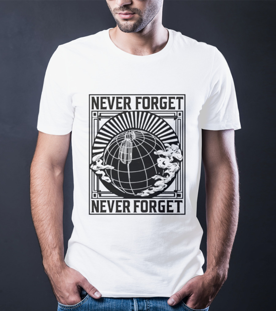 NEVER FORGET Nat Geo Globe SS T-Shirt
