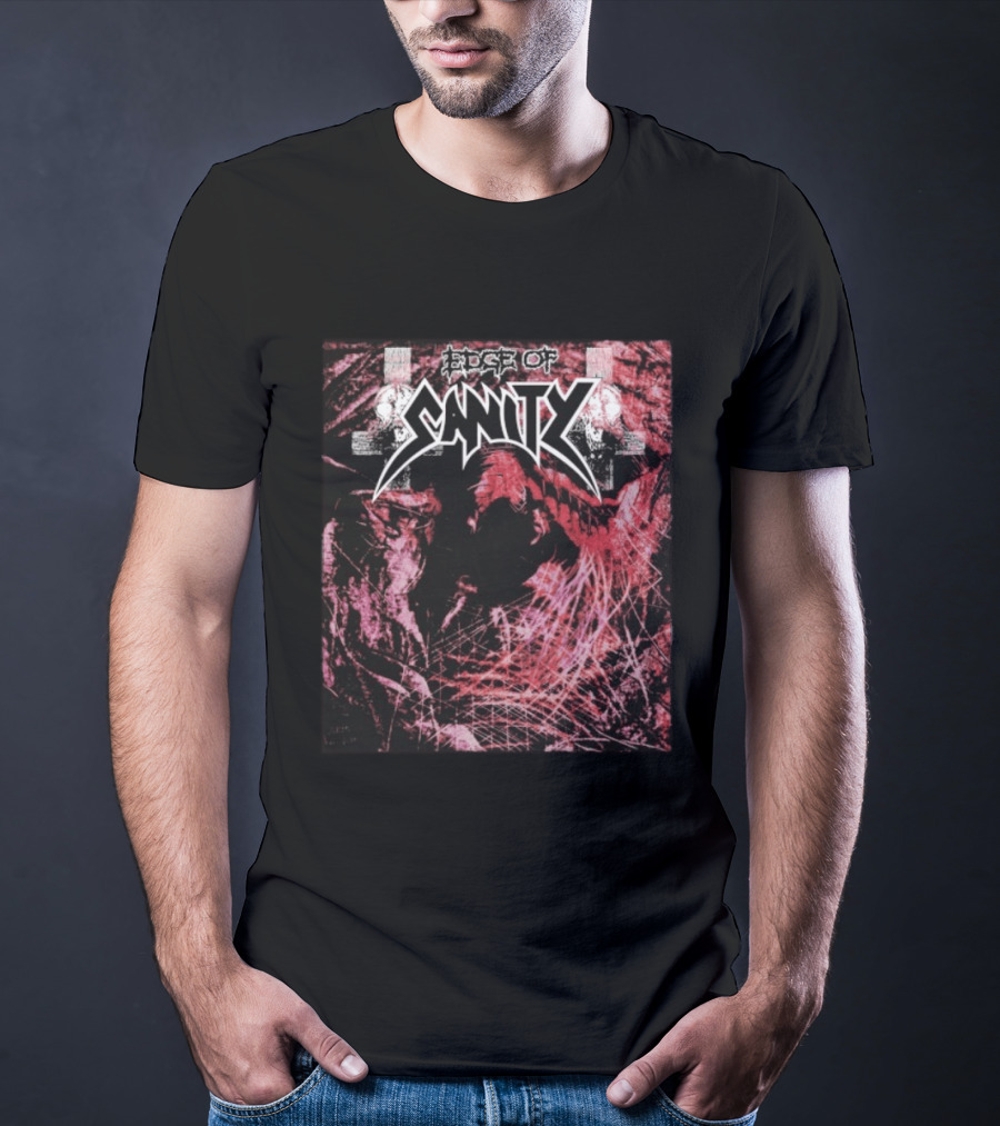 Edge Of Sanity Infernal Album Cover Black Metal Aesthetic T-Shirt