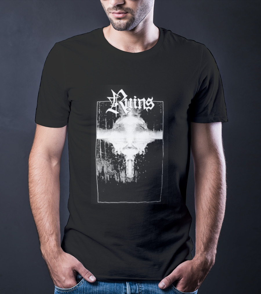 Ruins Face Skull Artifacts T-Shirt
