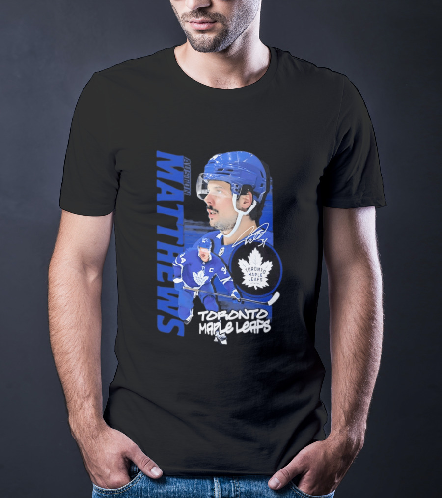 Toronto Maple Leafs Auston Matthews Signature Playmaker T-Shirt