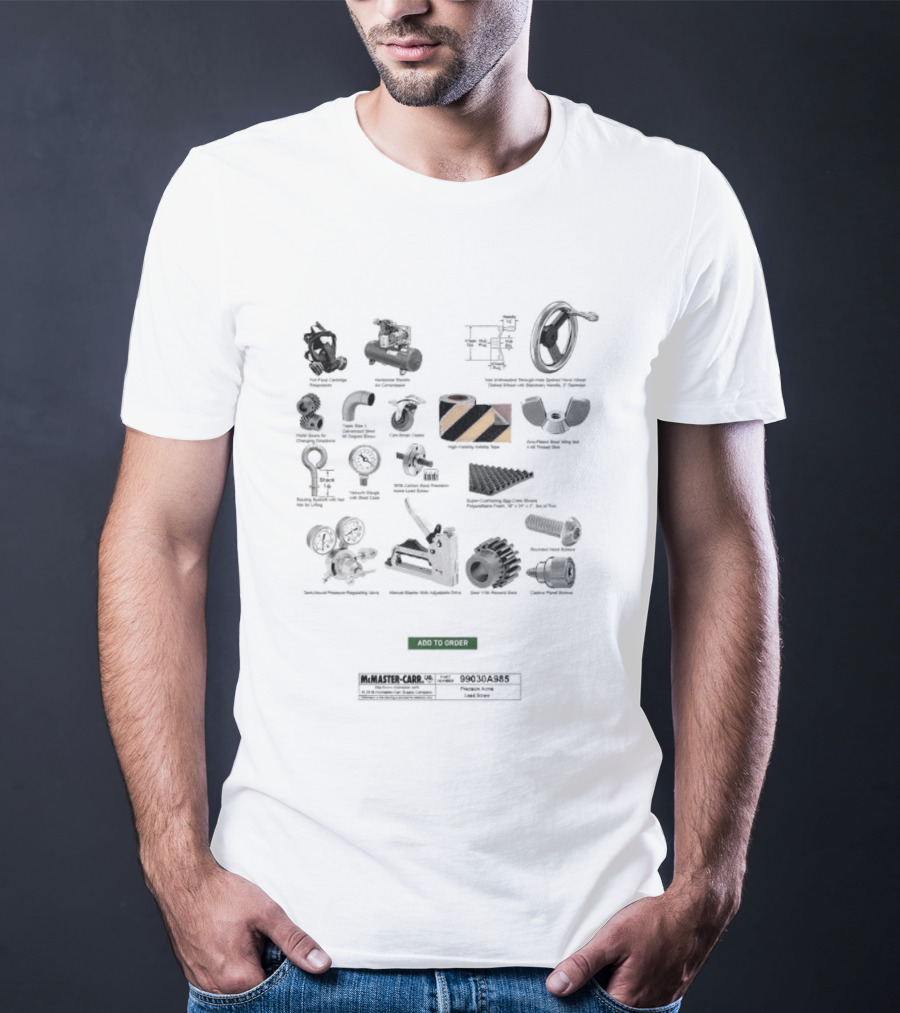 McMaster Carr Add To Order Icon Illustrations T-Shirt