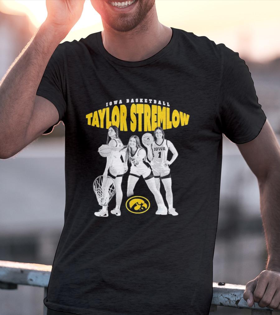 Taylor Stremlow Iowa Hawkeyes Basketball 90s Style Retro Sports T-Shirt