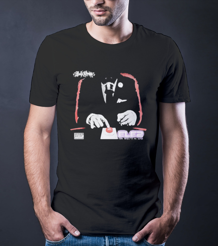 Busta Rhymes ELE2 Doomsday Wrath Of God Button T-Shirt