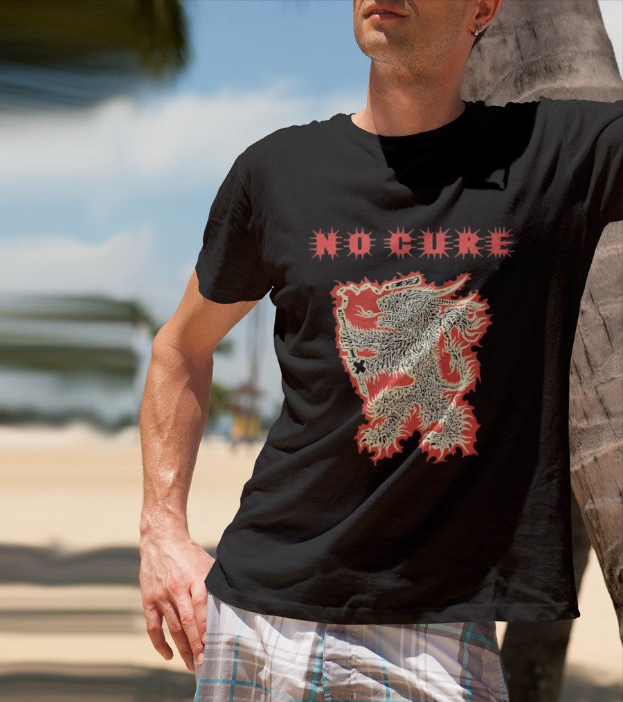 No Cure Band Furry Dragon Monster T-Shirt