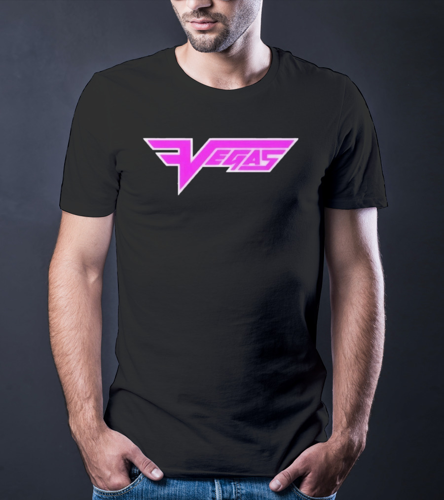Faze Vegas Neon Retro Style Gaming T-Shirt