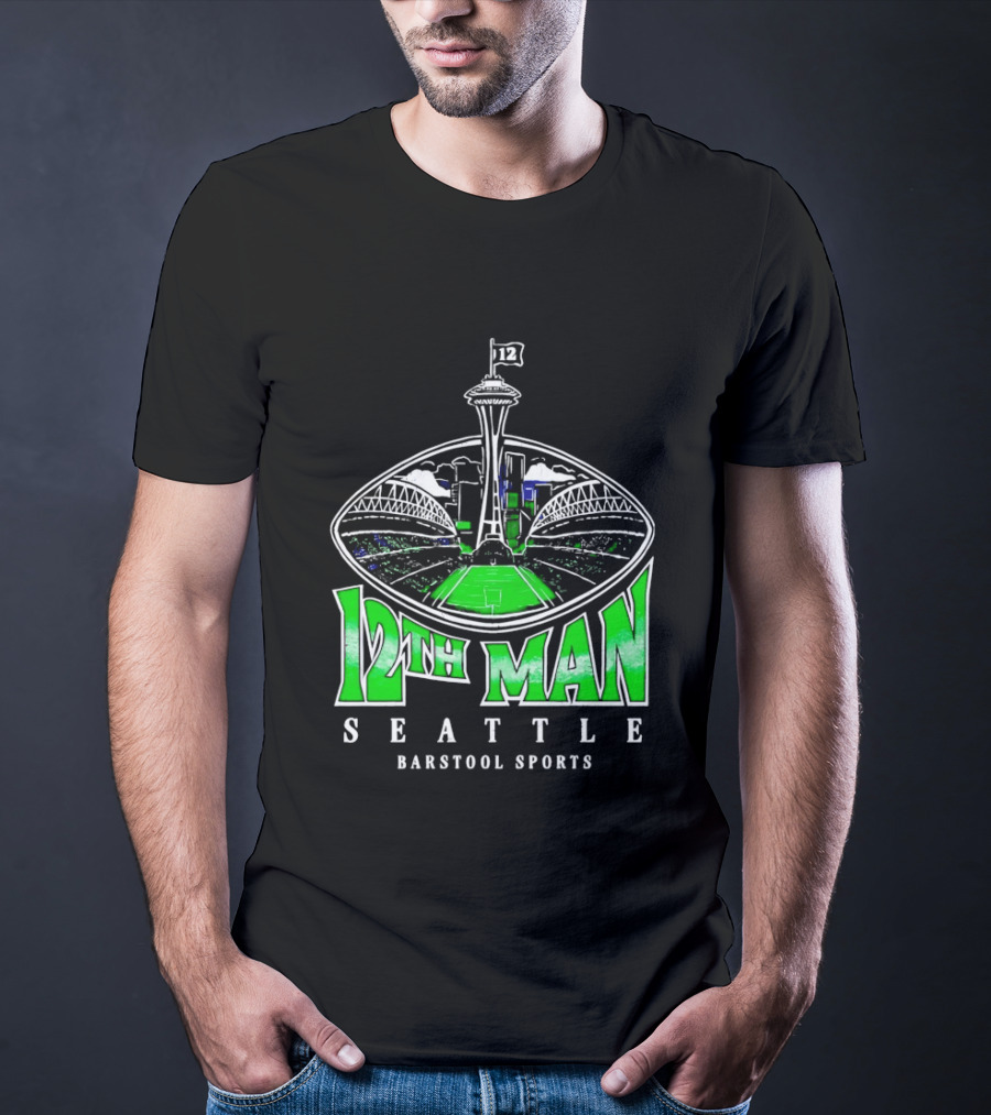 Seattle 12th Man Barstool Sports T-Shirt