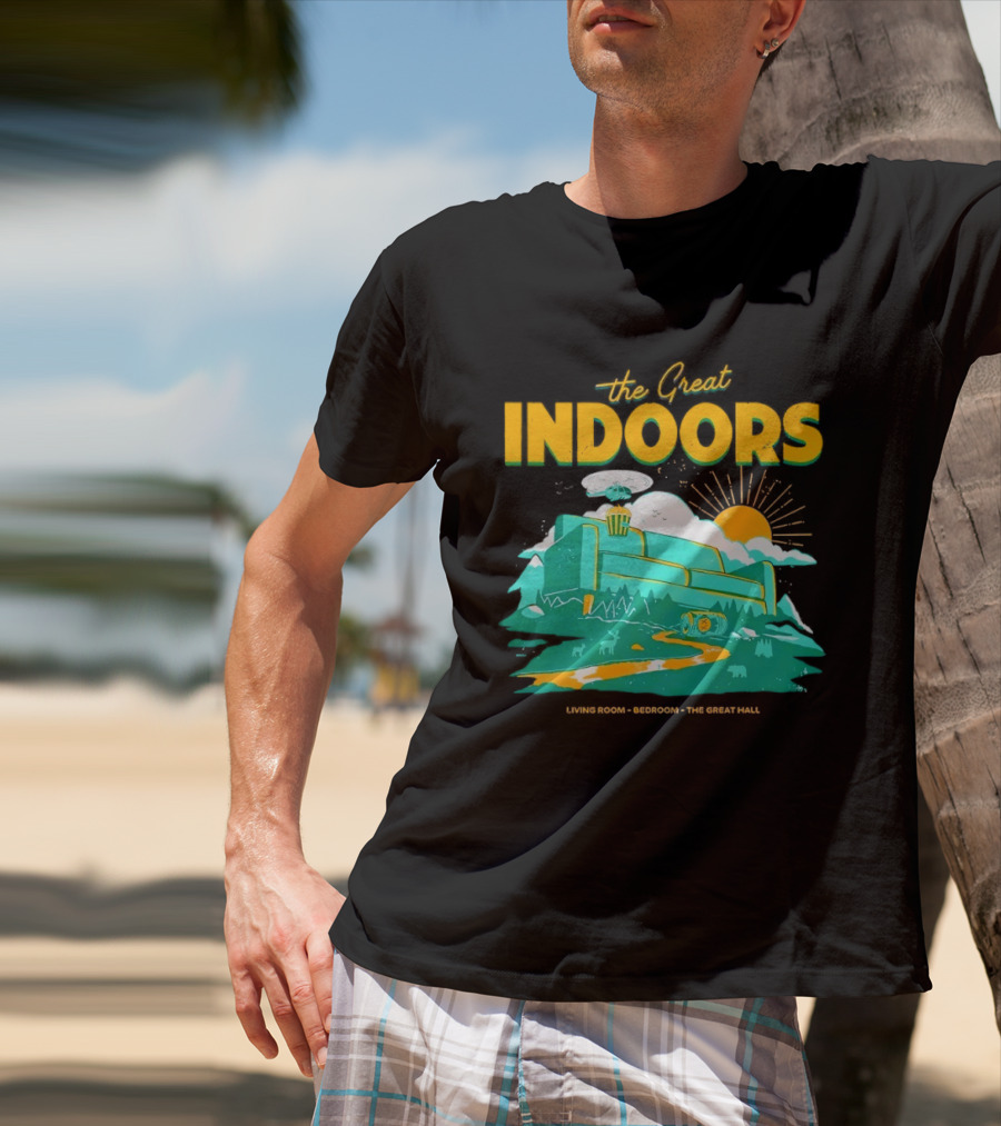The Great Indoors Living Room Bedroom The Great Hall Couch Nature Sun T-Shirt
