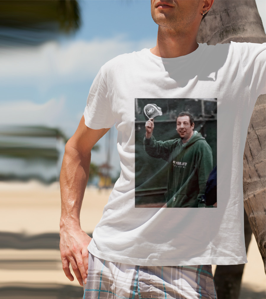 Adam Sandler New York Jets Fan Football T-Shirt