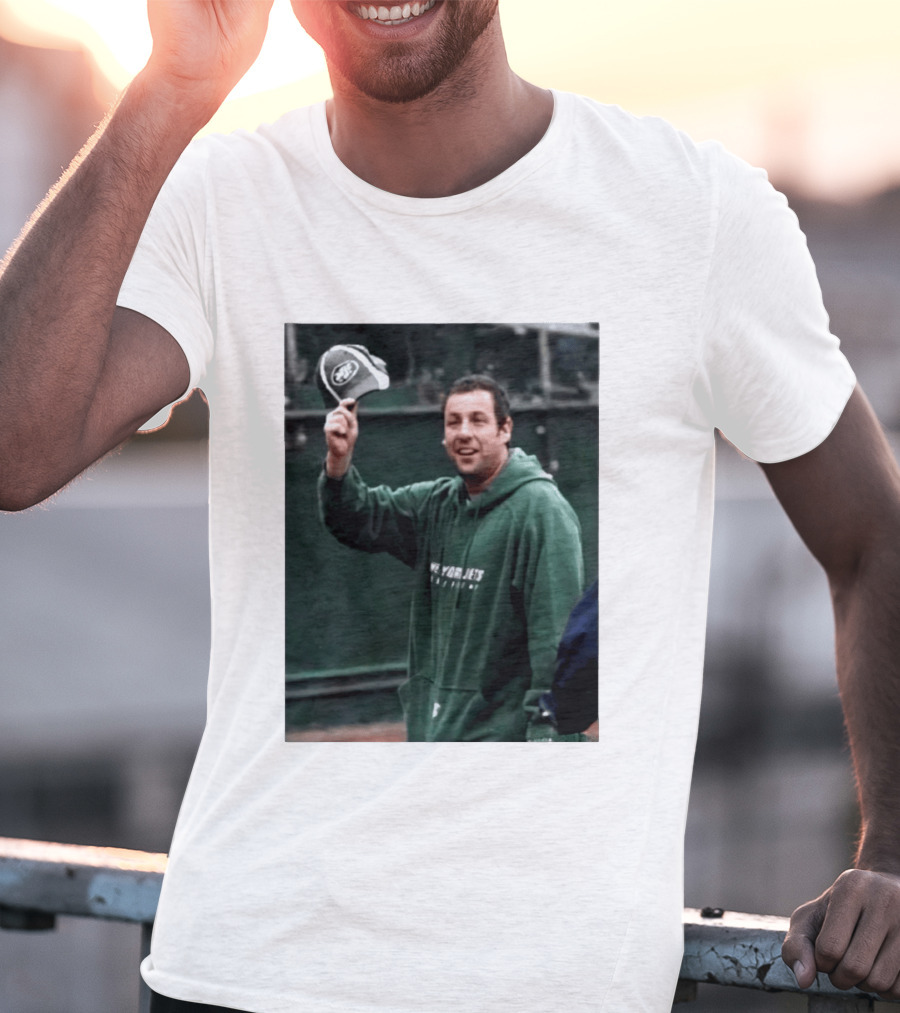 Adam Sandler New York Jets Fan Football T-Shirt